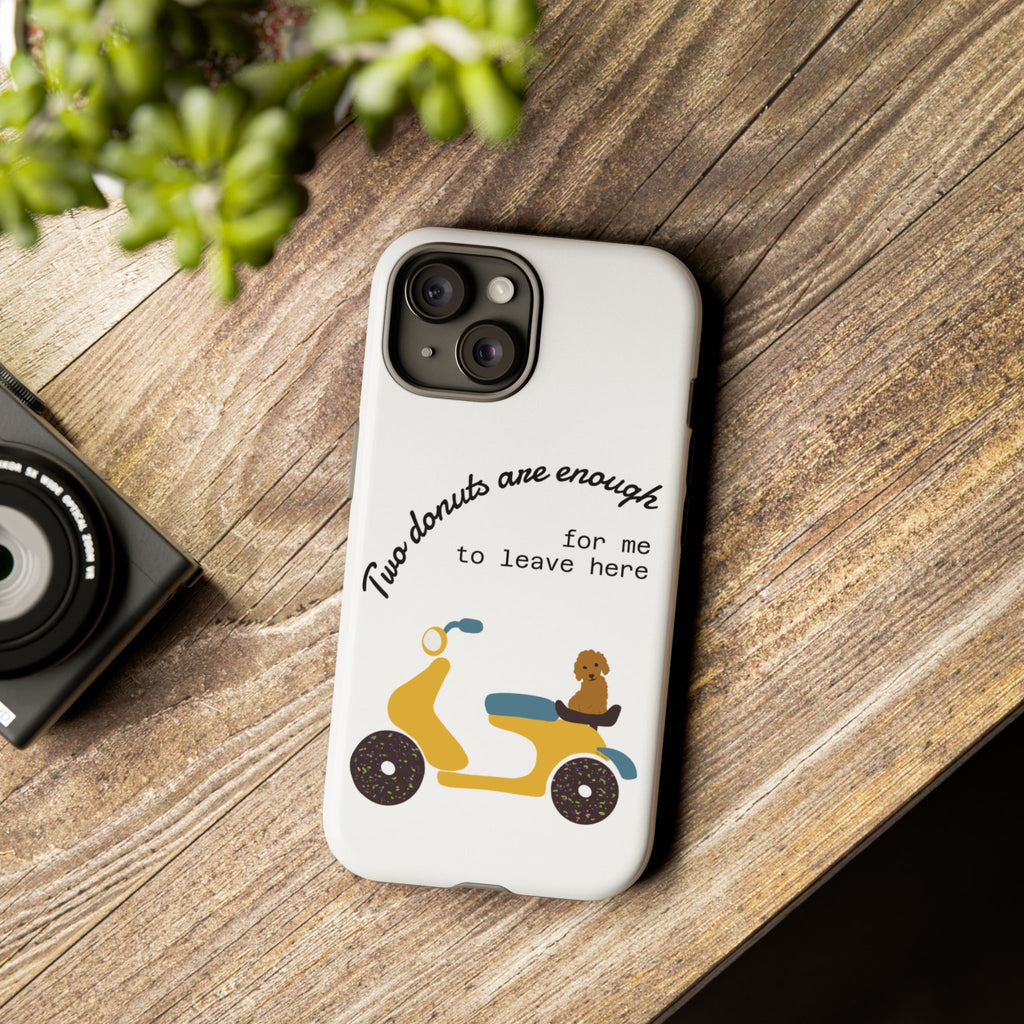 Phone Case - Donuts and Dog Tough Case